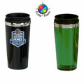 15 Oz. Green Acrylic Tumbler with Stainless Steel Liner - 4 Color Process
